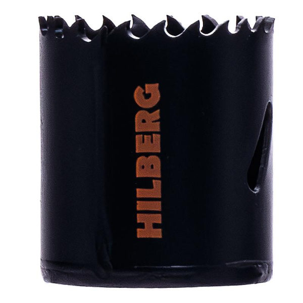 Коронка биметаллическая по металлу 40мм, крупный зуб, Hilberg Bi-Metal Cobalt 8% (М42), CML040