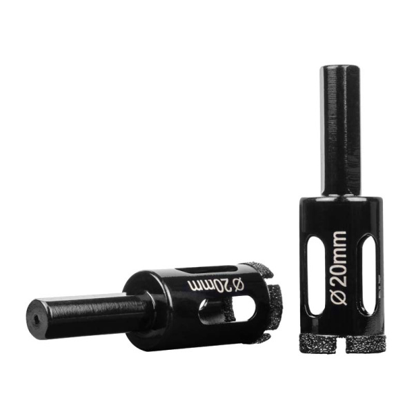 Коронка алмазная по керамике и стеклу 20мм под дрель DLT CERAMIC 0669 