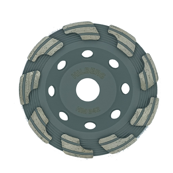 Чашка шлифовальная Hilberg Typhoon (Тайфун) 125мм/22,23мм, HM362