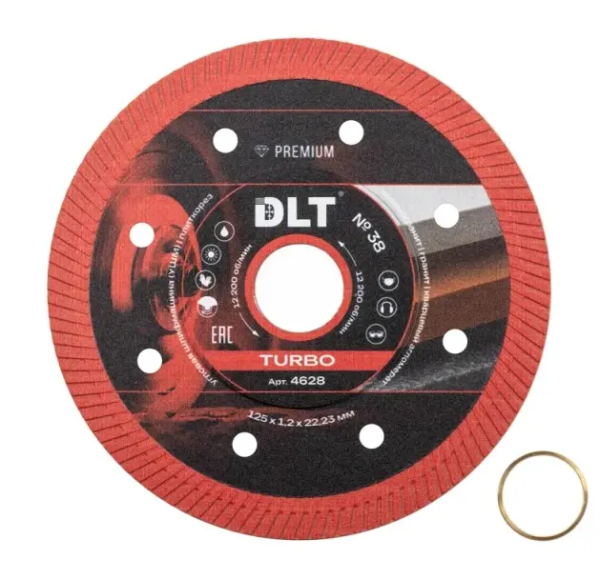 Алмазный диск DLT №38 (Turbo), 125х1,2мм