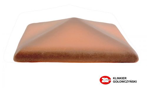 Колпак на кирпичный столб 510х510мм клинкер ZG-Clinker С57 дуб