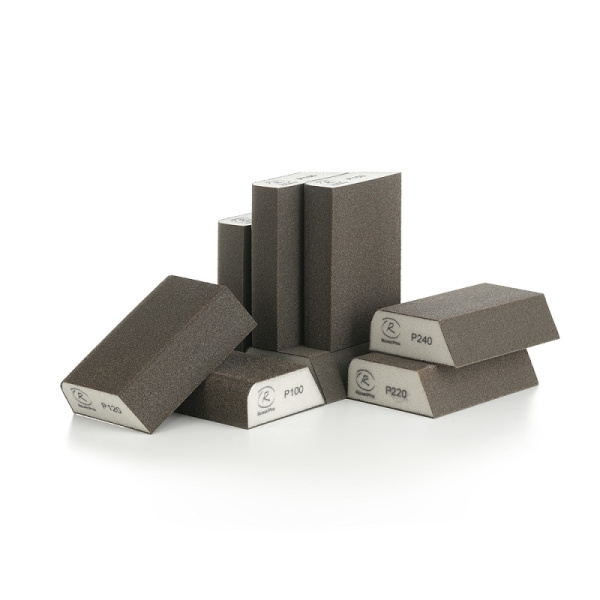 Губка шлифовальная RoxelPro 98x69x26мм, P240 арт. 159312