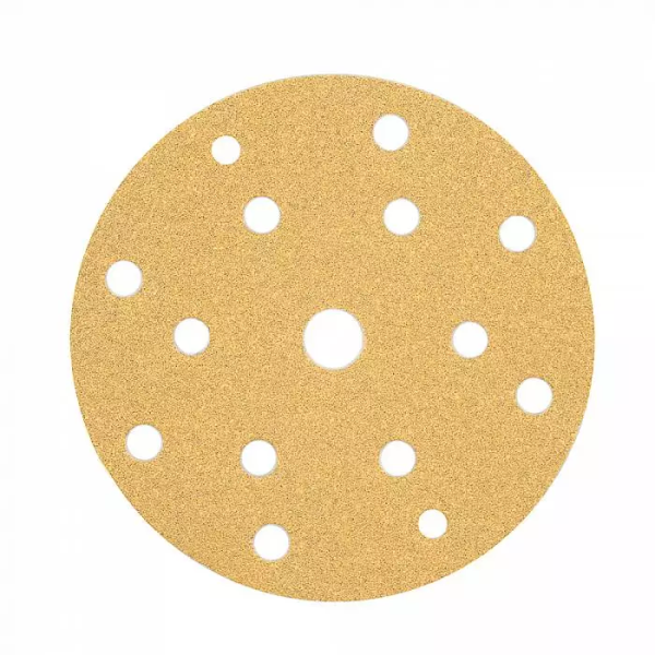 Абразивный круг P80 SCHTAER 255 Abrasive paper 150 мм 15 отверстий, уп. 10 шт, арт. 255Sc80