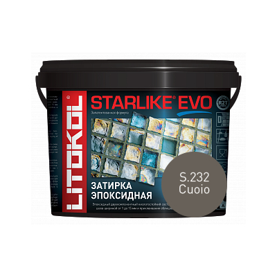 STARLIKE EVO, CUOIO S.232 Эпоксидная затирка LITOKOL 1кг STARLIKE EVO, CUOIO S.232 Эпоксидная затирка LITOKOL 1кг