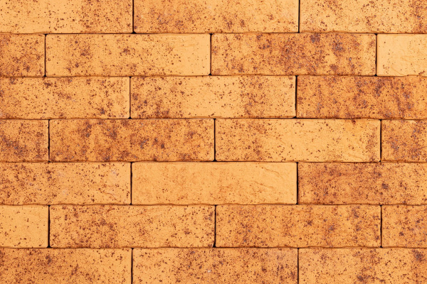 Облицовочный кирпич Тайга морошка скала, рваная фаска 0,7НФ 250х65х85 мм