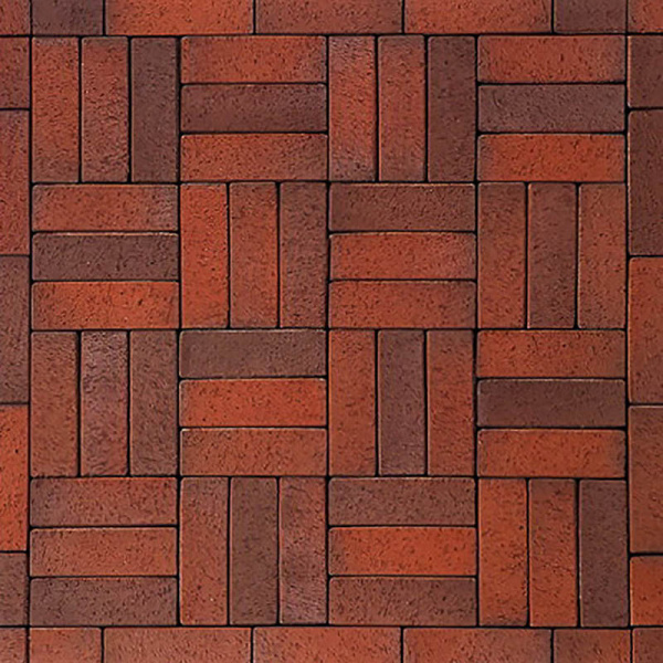 Тротуарная плитка Westerwalder Klinker Riegel Rotbraun, 240x55x52мм