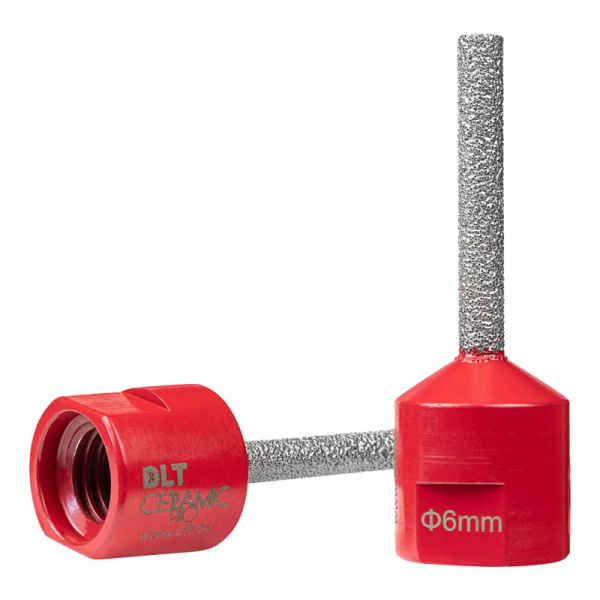 Фреза алмазная цилиндрическая DLT CERAMIC 6мм арт.0507