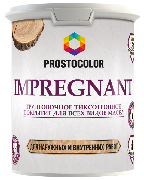Грунт для масла IMPREGNANT PROSTOCOLOR (бесцветный) 0.9л