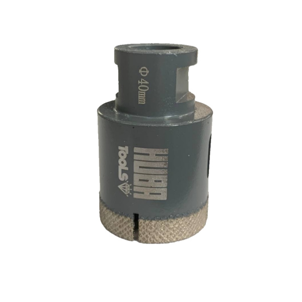 Коронка алмазная по керамограниту, чистый рез 40 мм, HUBA Tools TOP, М14 HTT40