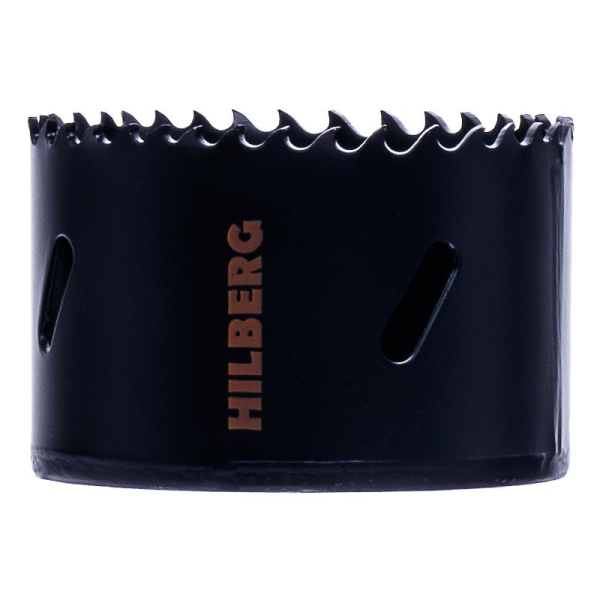 Коронка биметаллическая по металлу 68мм, крупный зуб, Hilberg Bi-Metal Cobalt 8% (М42), CML068