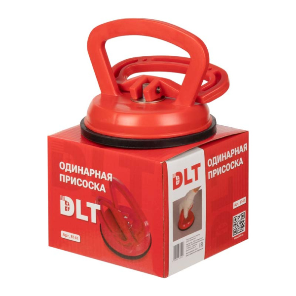 Присоска одинарная для гладкой и шероховатой поверхности DLT 8141, 35кг