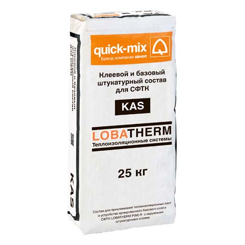 SKS-BA LOBATHERM Клееармирующая смесь quick-mix 25 кг арт.73109