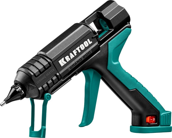 Клеевой (термоклеящий) пистолет KRAFTOOL Industrial 300, стержень 11-12 мм, 45 г/мин. арт. 06842