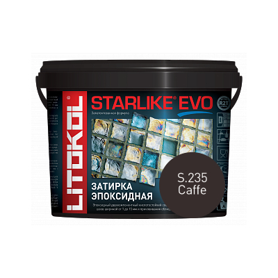 STARLIKE EVO, CAFFE S.235 Эпоксидная затирка LITOKOL 1кг