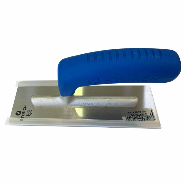 Венецианская кельма, трапецевидное лезвие (200х80мм) STORCH Edelstahl-Glattekelle арт.316121