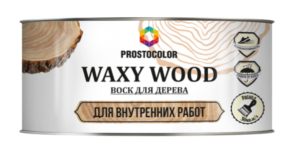 Воск для бань и саун SAUNA WAX PROSTOCOLOR бесцветный 0.3л