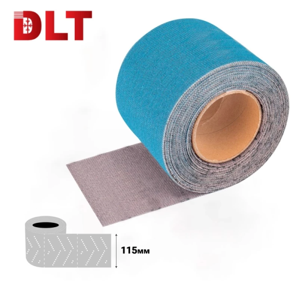 Шлифовальная сетка в рулоне DLT GrandFlex BLUE-NET ROLL, P220, 115мм*12м, (керамика), арт. 3642
