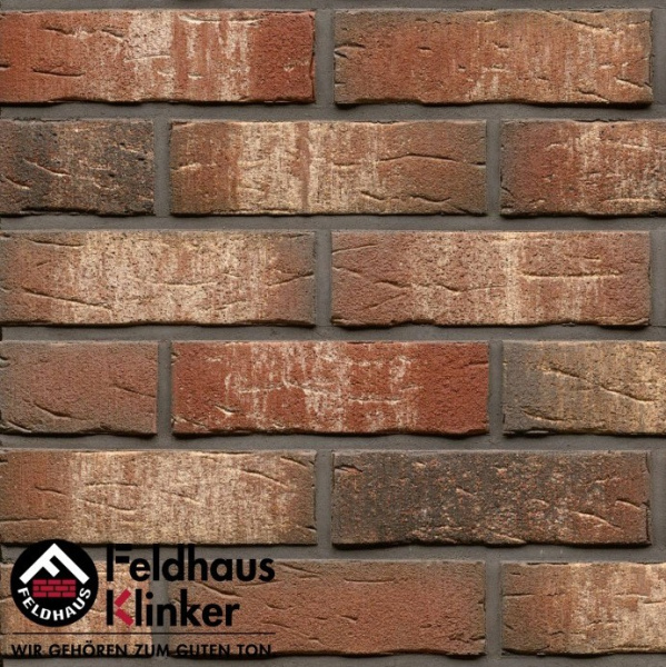 Клинкерный кирпич Feldhaus Klinker K 658 ardor belino WDF (WFD65) 215х102х65 мм