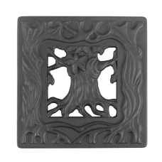 Каминная вентиляционная решетка, Литком, 130x130x32мм, RLK1818, черная