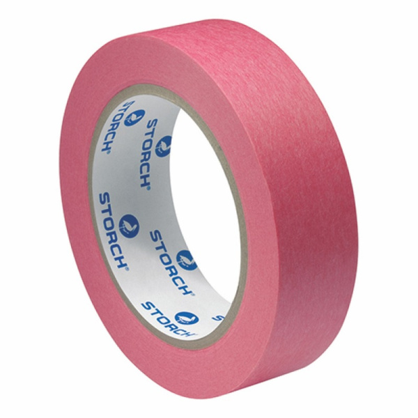 Малярная лента на рисовой бумаге STORCH SunnySTAR strong 38ммх50м (красная, 6 мес.) арт.493238F