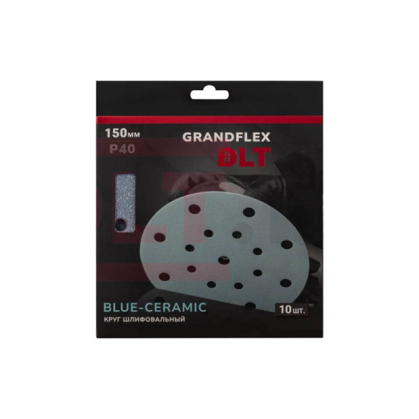 Шлифовальный круг BLUE-CERAMIC P40 DLT 150мм уп.10шт. арт. 3027