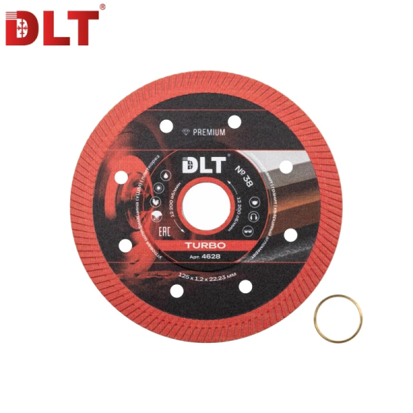 Алмазный диск DLT №38 (Turbo), 125х1,2мм, арт. 4628