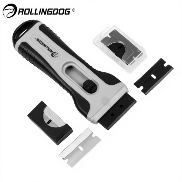 Скребок с 10 сменными лезвиями Rollingdog, серия Professional, арт. 50485