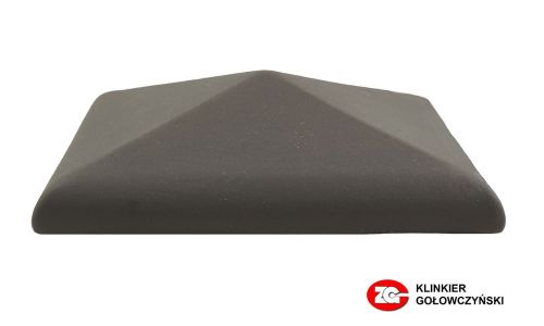 Колпак на кирпичный столб 510х510мм клинкер ZG-Clinker С57 графит