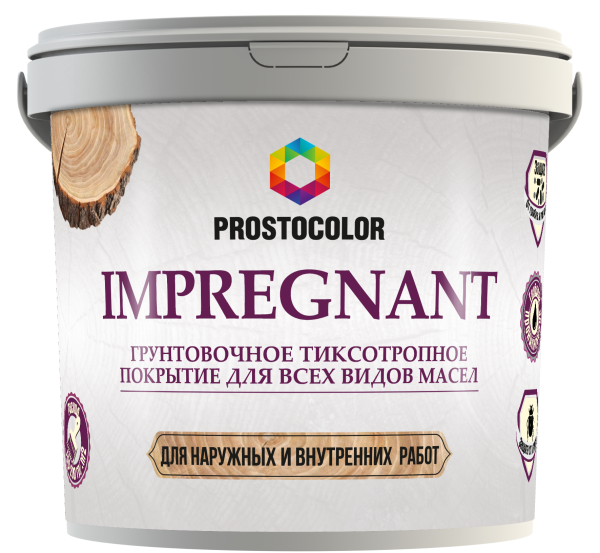 Грунт для масла IMPREGNANT PROSTOCOLOR (бесцветный) 5л