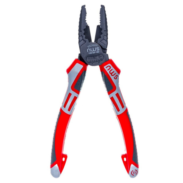 Плоскогубцы 180мм покрытие TitanFinish рукоятки SoftGripp 3K NWS CombiMax 109-69-180