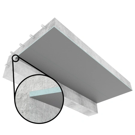 Панель теплоизоляционная конструкционная односторонняя Teplofom+ 100 XPS 2500х600х100мм