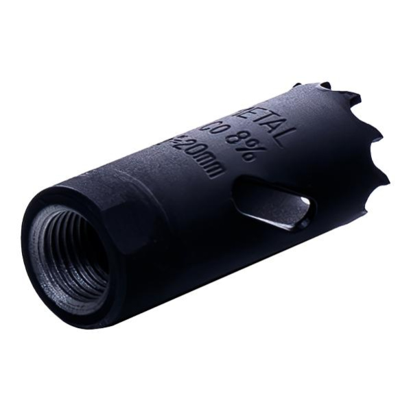 Коронка биметаллическая по металлу 20мм, крупный зуб, Hilberg Bi-Metal Cobalt 8% (М42), CML020