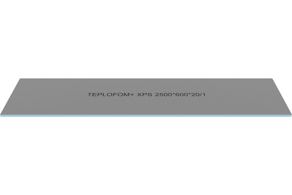 Панель теплоизоляционная конструкционная односторонняя Teplofom+ 50 XPS 2500х600х50мм