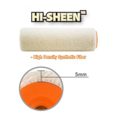 Набор валиков с бюгелем Rollingdog HI-SHEEN 100мм, ворс 5мм, велюр, арт.60248 Набор валиков с бюгелем Rollingdog HI-SHEEN 100мм, ворс 5мм, велюр, арт.60248