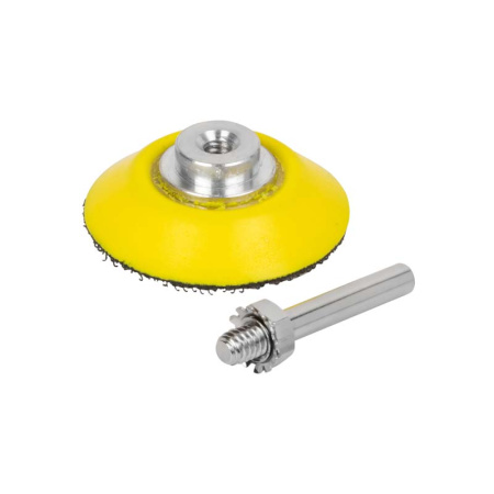 Тарелка опорная для алмазных черепашек полиуретановая Ø50мм, концевик 6мм DLT 2139