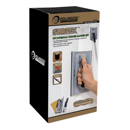 Набор для шлифовки внутр. углов Rollingdog №3 (9 предметов), конус, серия Elite арт.90152