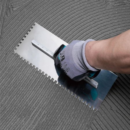 Кельма зубчатая прямой зуб 320х120мм, 12х12х12мм, BIHUI PTSL12