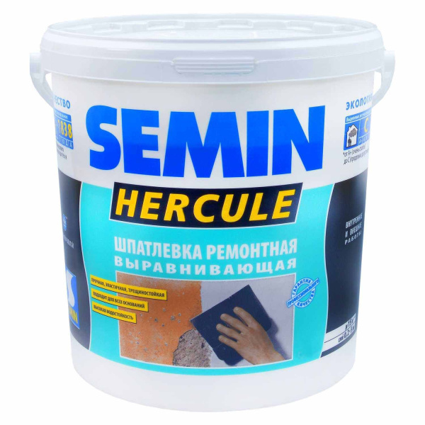 Шпатлёвка ремонтно-реставрационная HERCULE / ГЕРКУЛЕС 1,5кг