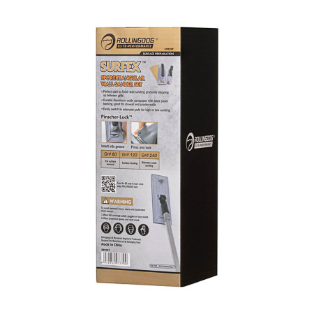 Набор для ручной шлифовки Rollingdog SURFEX №2 (9 предметов), резьба, серия Elite арт.90157