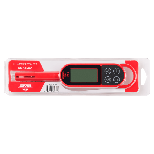 Термогигрометр мобильный AMO H605, 752152