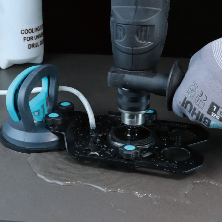 Кондуктор на присоске для сверления отверстий 4-115мм, BIHUI, DBGM