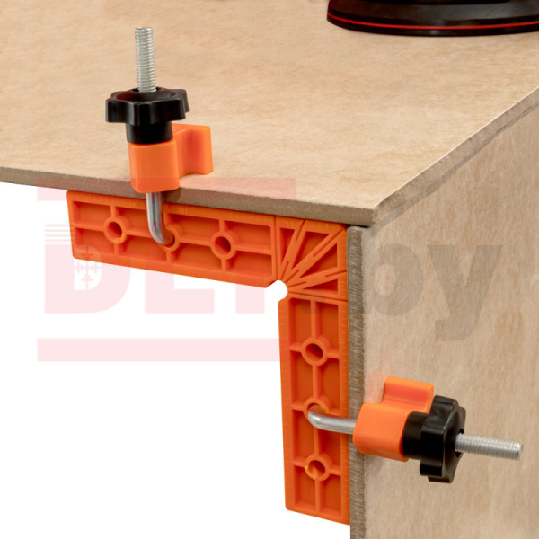 Уголок монтажный, 90град.,15см (L-образный зажим), 4шт.