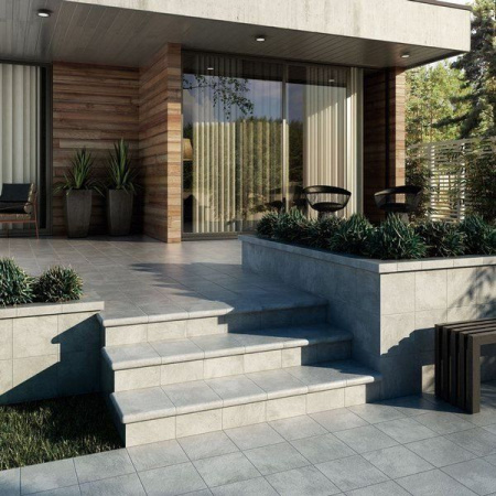 Плитка уличная напольная Exagres Boston Grey 330х330х10мм