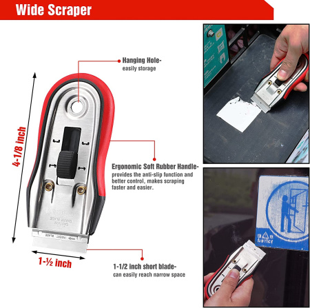 Набор скребков 40мм; 90мм, Goldblatt G03073
