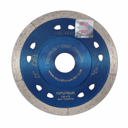 Диск отрезной алмазный Hilberg Extra Thin  115мм/22,23мм/1,1мм, HM410