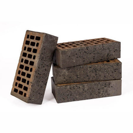 Облицовочный кирпич Тайга черное сокровище 1НФ 250х65х120 мм