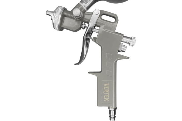 Краскораспылитель с металлическим бачком VertexTools 0019-02 Краскораспылитель с металлическим бачком VertexTools 0019-02