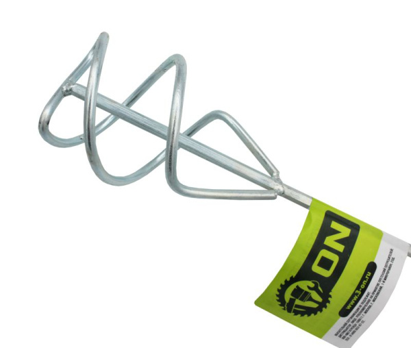 Миксер оцинкованный универсальный (червячного типа) 60*400 мм, шестигранный хвостовик