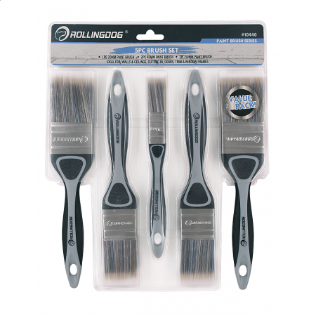 Набор кистей BT1000 20/40/40/50/50 мм, полиэстер, серия Professional, Rollingdog арт.10440