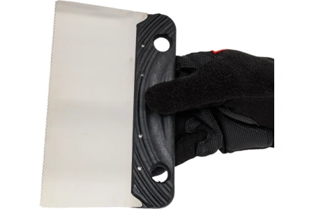 Шпатель DECOR 200 мм, зуб А2, металлич. арт. 316-8200